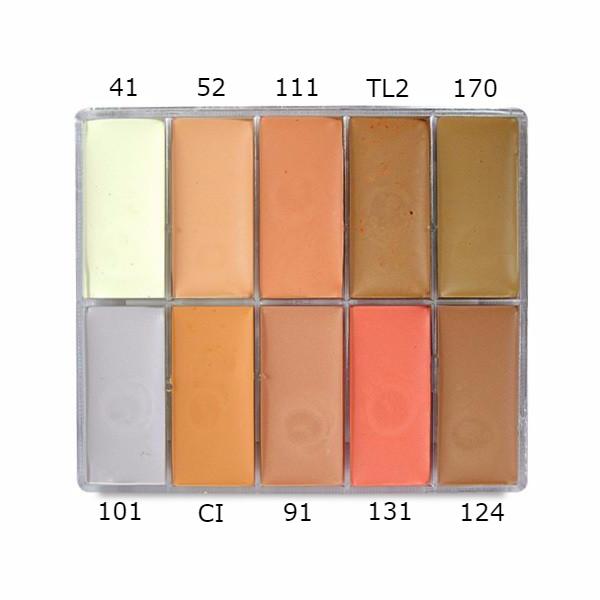 Maqpro Fard Creme Palette PP01 - 15ml Professional Cream Makeup Palette for Contouring & Highlighting - Perfect for Bridal, Photo Shoots & Stage Makeup