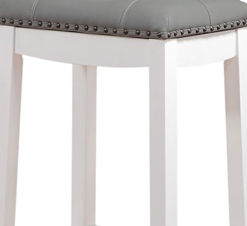 Angel Line Cambridge Padded Saddle Stool with Cushion - Set of 2, 29