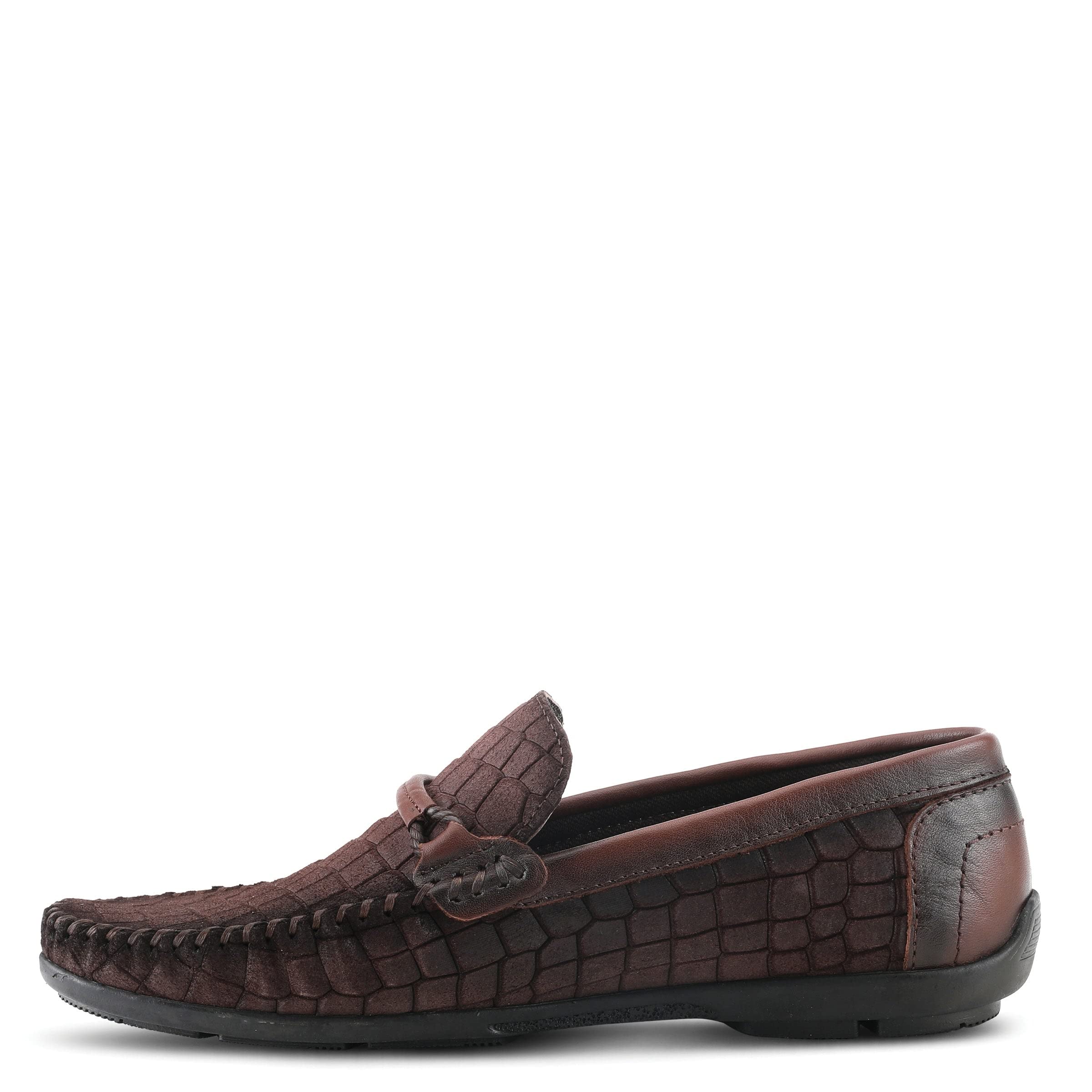 Spring Step Men's Luciano Slip-On Loafers - Comfortable Casual Shoes for Walking, Work & Travel - Lightweight Breathable Slip-Ons for Men