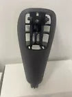 Genuine Holden VE Automatic Shift Handle - Leather Onyx Back & Micro Silver Finish | Perfect for Car Interior Upgrades & Customization
