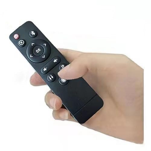 Wireless Remote Control for Teleprompter with Bluetooth Connectivity - Includes Windows Teleprompter App, Silent Operation Button - Perfect for Video Recording, Live Streaming & Professional Presentations (Black)