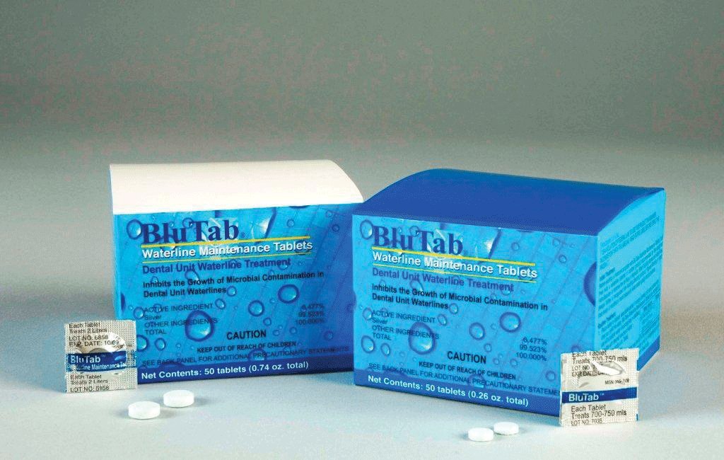 PRO-BT50 Blutab Waterline Cleaning Tablet, 750ml (50 Tablets) - Removes Algae & Bacteria for Pools, Spas, and Fountains | Easy Maintenance for Crystal Clear Water