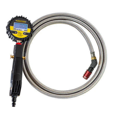 Power Tank Rubicon Safety Series 60 PSI Digital Tire Inflator - Portable Air Compressor for Off-Road Vehicles, ATV, Jeep & Truck Tires - Perfect for Camping, Road Trips & Emergency Use
