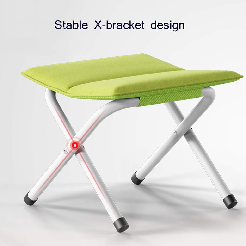Portable Folding Step Stool with Cushion - Lightweight & Sturdy 34x33x33cm Purple Step Stool for Adults - Perfect for Home, Outdoor, Fishing, Camping & Gardening
