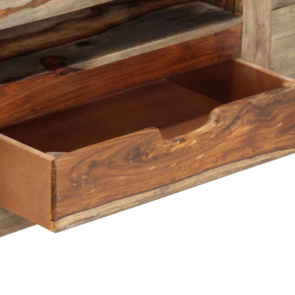 Solid Sheesham Wood Buffet Server Cabinet - 39.3