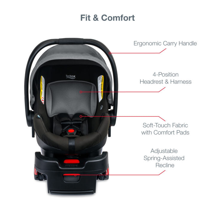 Britax B-Lively + B-Safe Gen2 Travel System - Lightweight Stroller & Infant Car Seat Combo for Safe & Convenient Travel | Perfect for Newborns, Toddlers & Family Outings