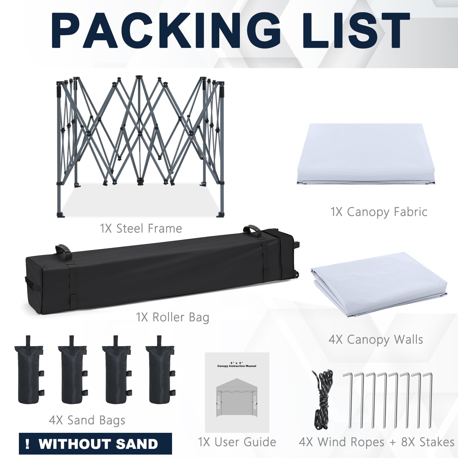 COOSHADE 10x10ft Pop Up Canopy Tent with Elegant Church Windows - Instant Folding Portable Shelter for Outdoor Events, Weddings, BBQs, Parties & Camping - White Waterproof Pavilion (Great for Backyard, Beach, Picnic & Catering)
