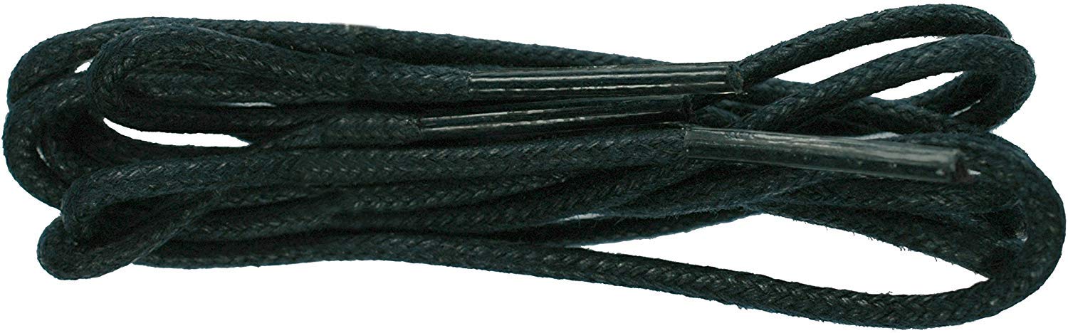 Durable 2mm Waxed Shoe Laces for Boots & Shoes - Round & Strong