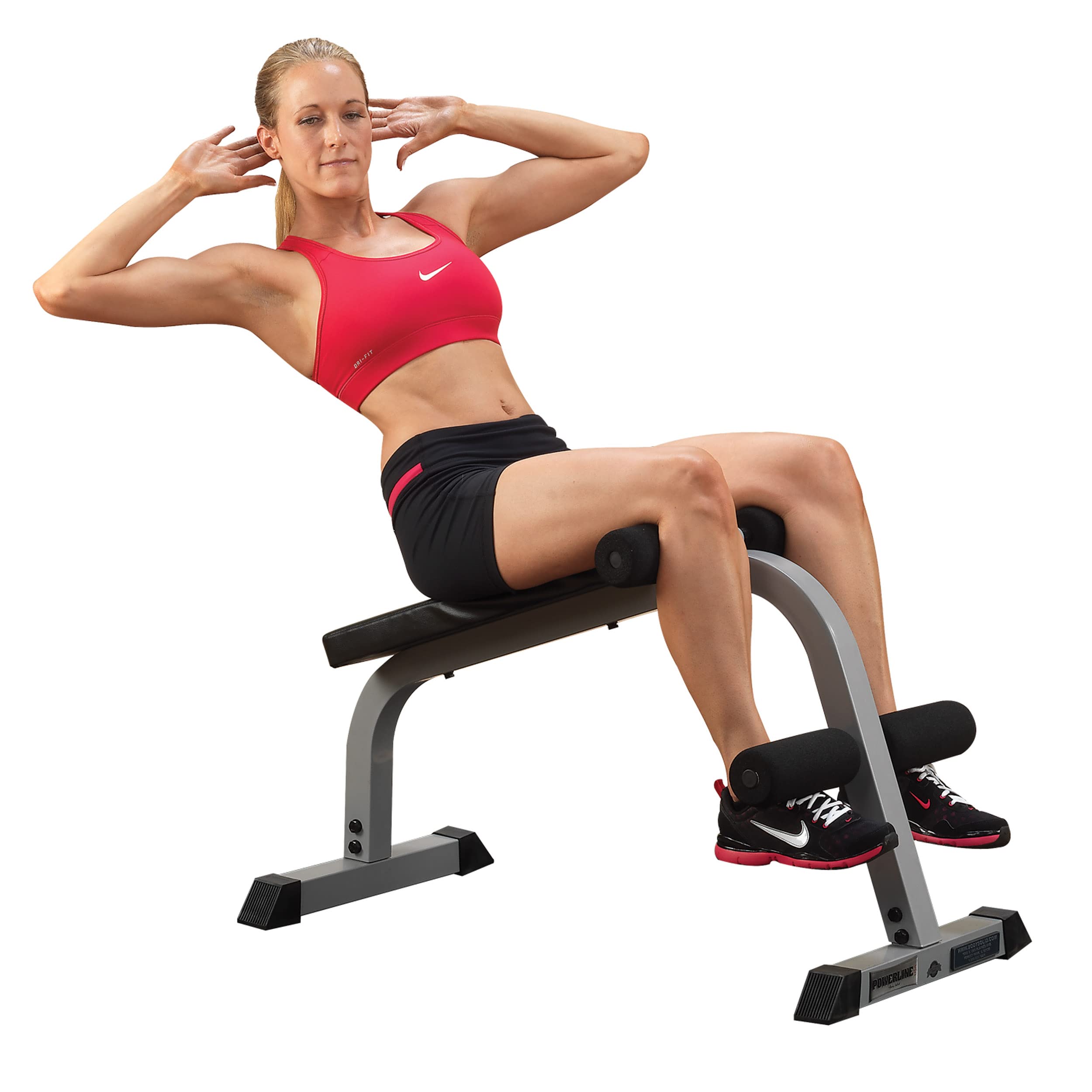 Body-Solid Powerline Ab Board (PAB139X) - 6-Pack Abs Machine for Home Gym Strength Training | Core Workout Equipment for Men & Women | Perfect for Abdominal Exercises and Fitness Routines