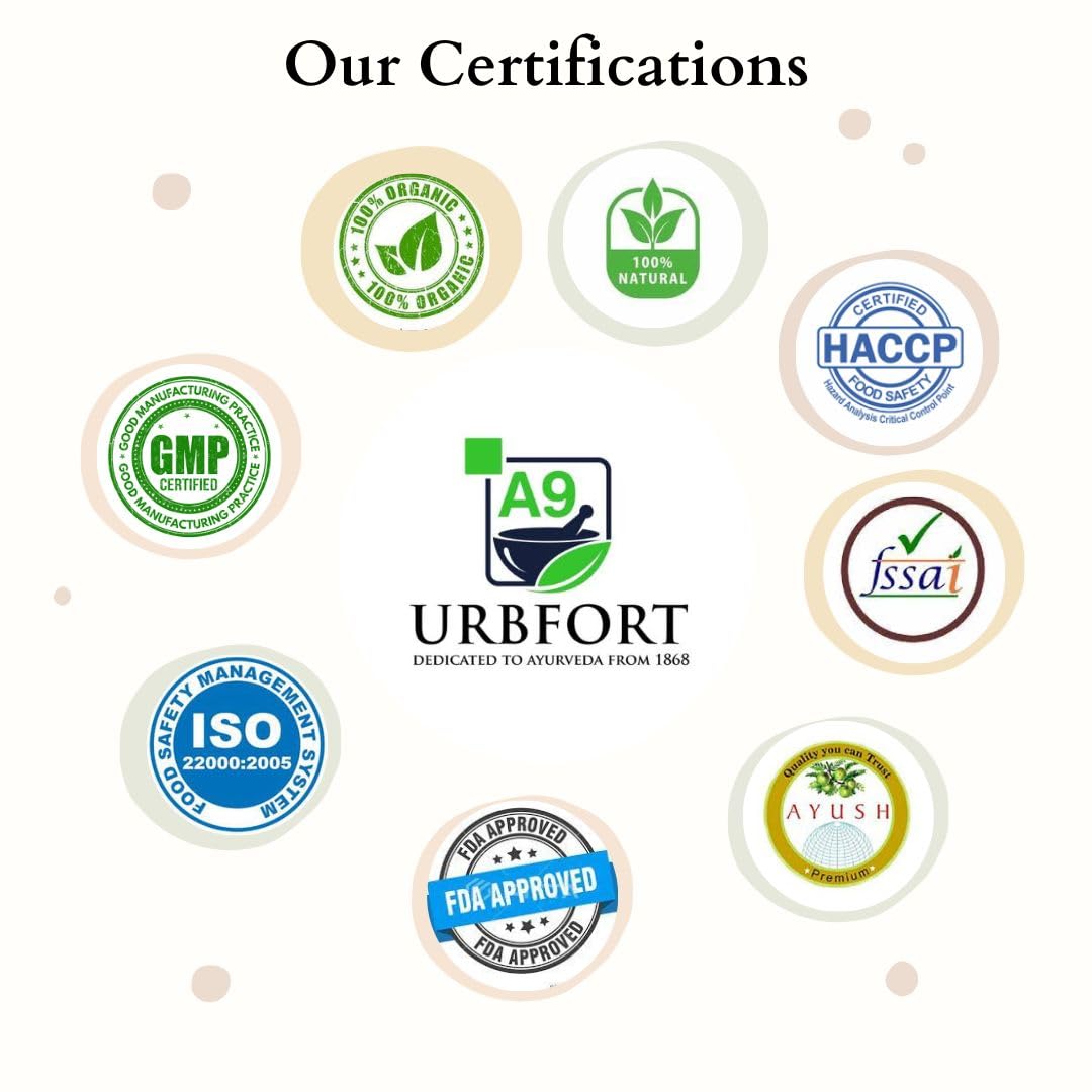 URBFORT A9-Twaknoor Ayurvedic Syrup for Acne & Pimple Treatment - 100% Natural Skin Tonic Improves Complexion & Glow - 500ml Bottle for Clear, Healthy Skin - Perfect for Daily Skincare Routine & Teenage Acne Relief