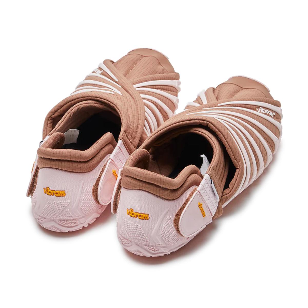 Vibram FUROSHIKI Futon Low Shoes - Lightweight & Flexible Barefoot Sneakers for Men & Women - Brown Pink Color - Perfect for Running, Hiking & Outdoor Activities