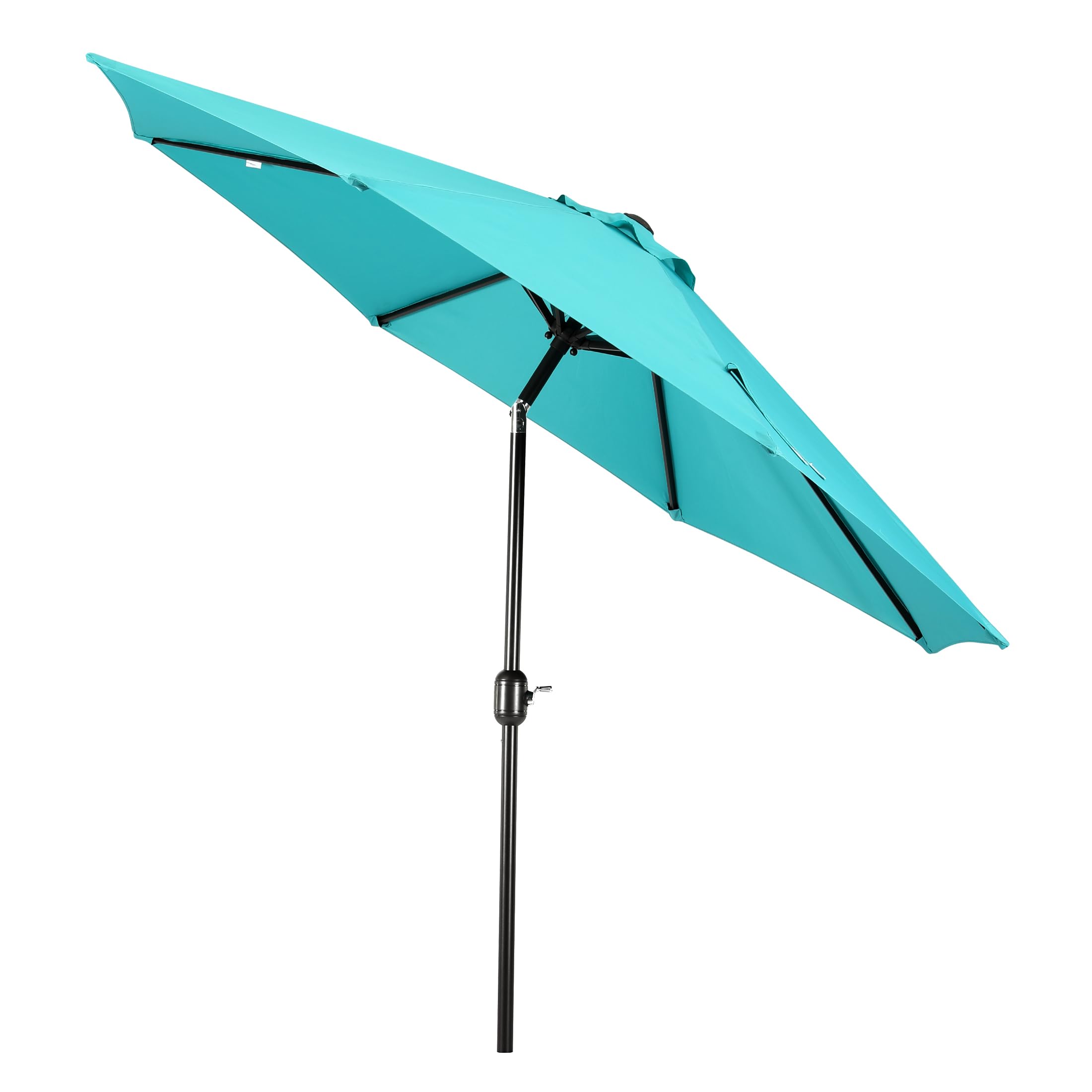 WO Home 9ft Round Outdoor Patio Umbrella with Sun Shade for Market Table - Perfect for Backyard, Poolside, and Outdoor Dining