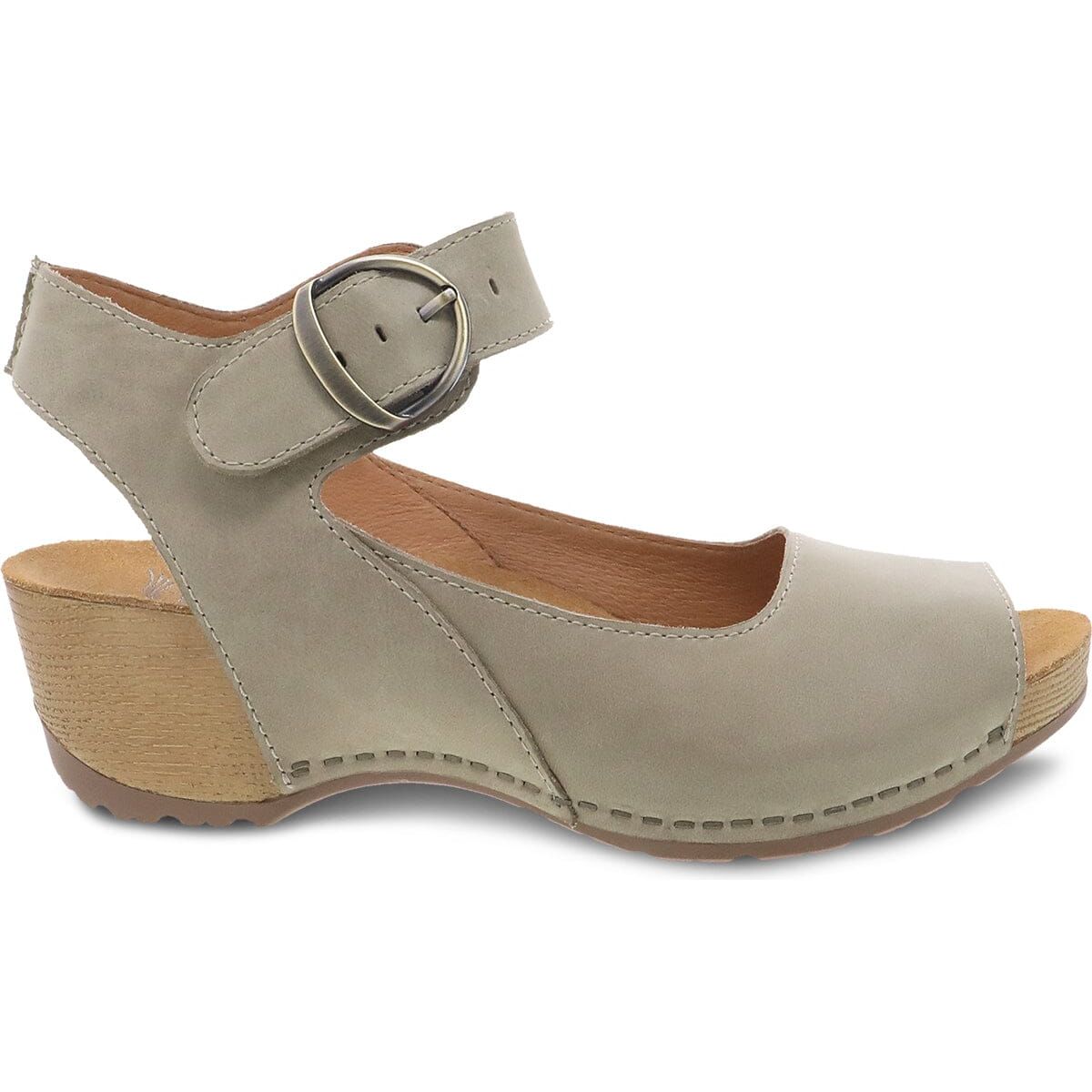 DANSKO TIANA Black Burnished Leather Clogs - Women's Comfort Shoes for Work & Nursing (Final Sale) | Perfect for Healthcare Professionals, Teachers & All-Day Wear