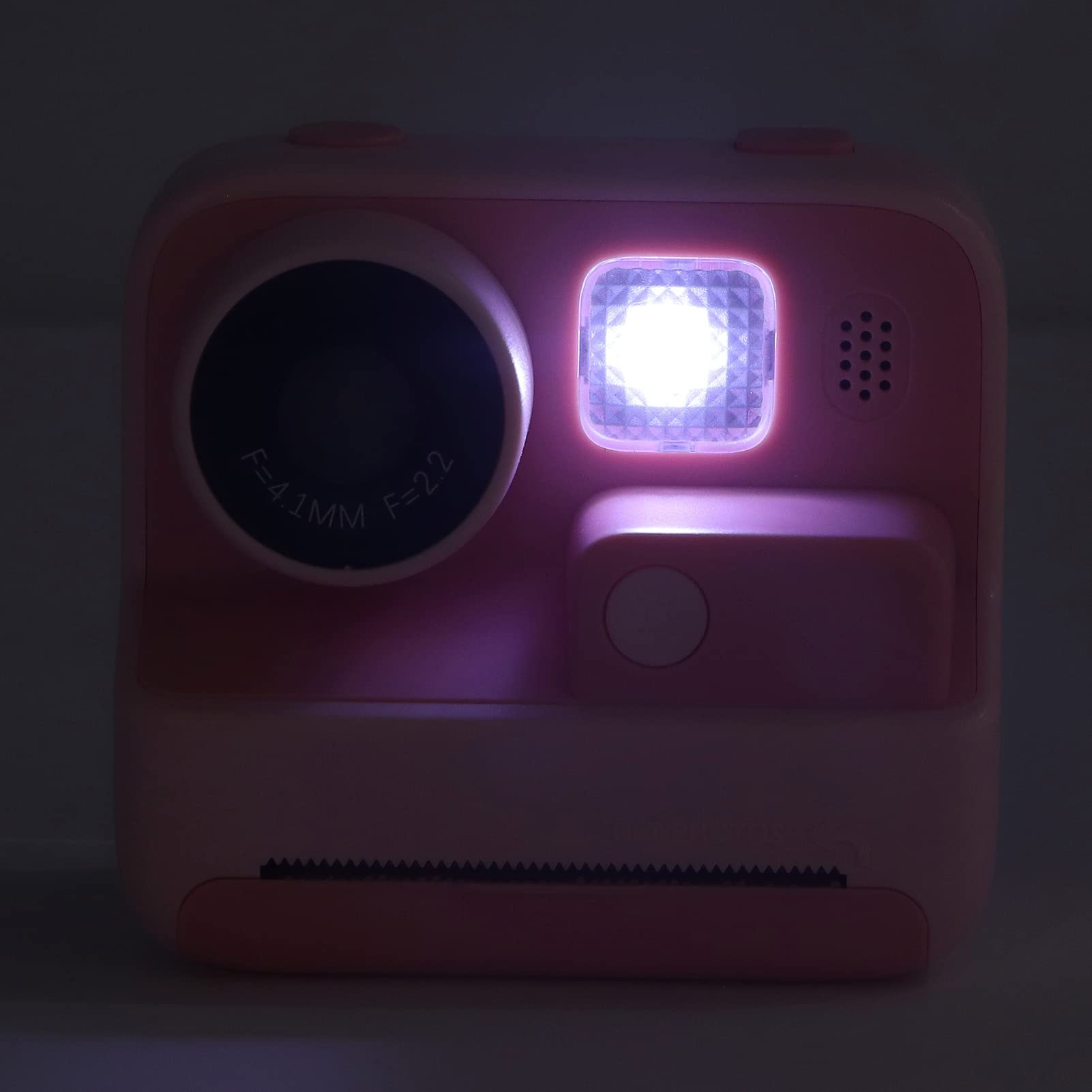 Shanrya Print Camera - 48MP Kids Digital Camera with Front & Back Dual Lens, 1400mAh Battery, Fill Light & 32GB Memory Card - Perfect for Outdoor Adventures, Birthday Gifts & Family Travel Photography