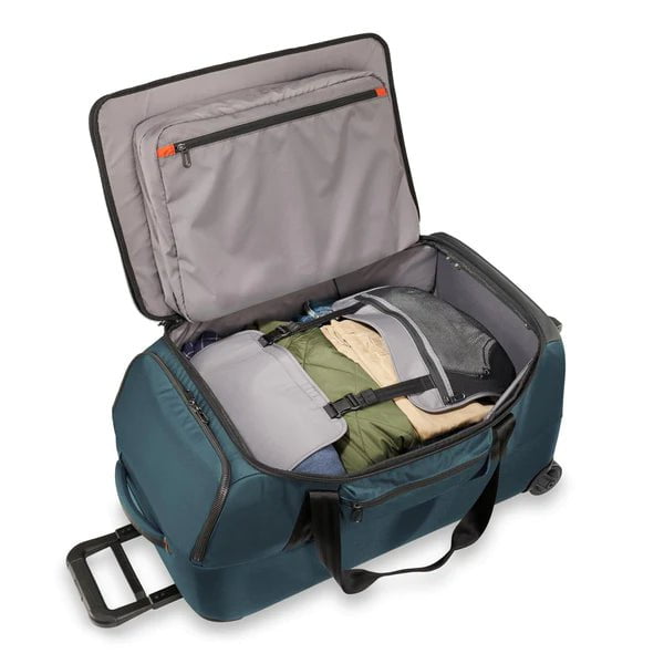 Briggs & Riley ZDX 27 Medium Upright Duffle Bag - Premium Carry-On Luggage for Business Travel & Weekend Getaways | Durable Spinner Suitcase with Expandable Storage
