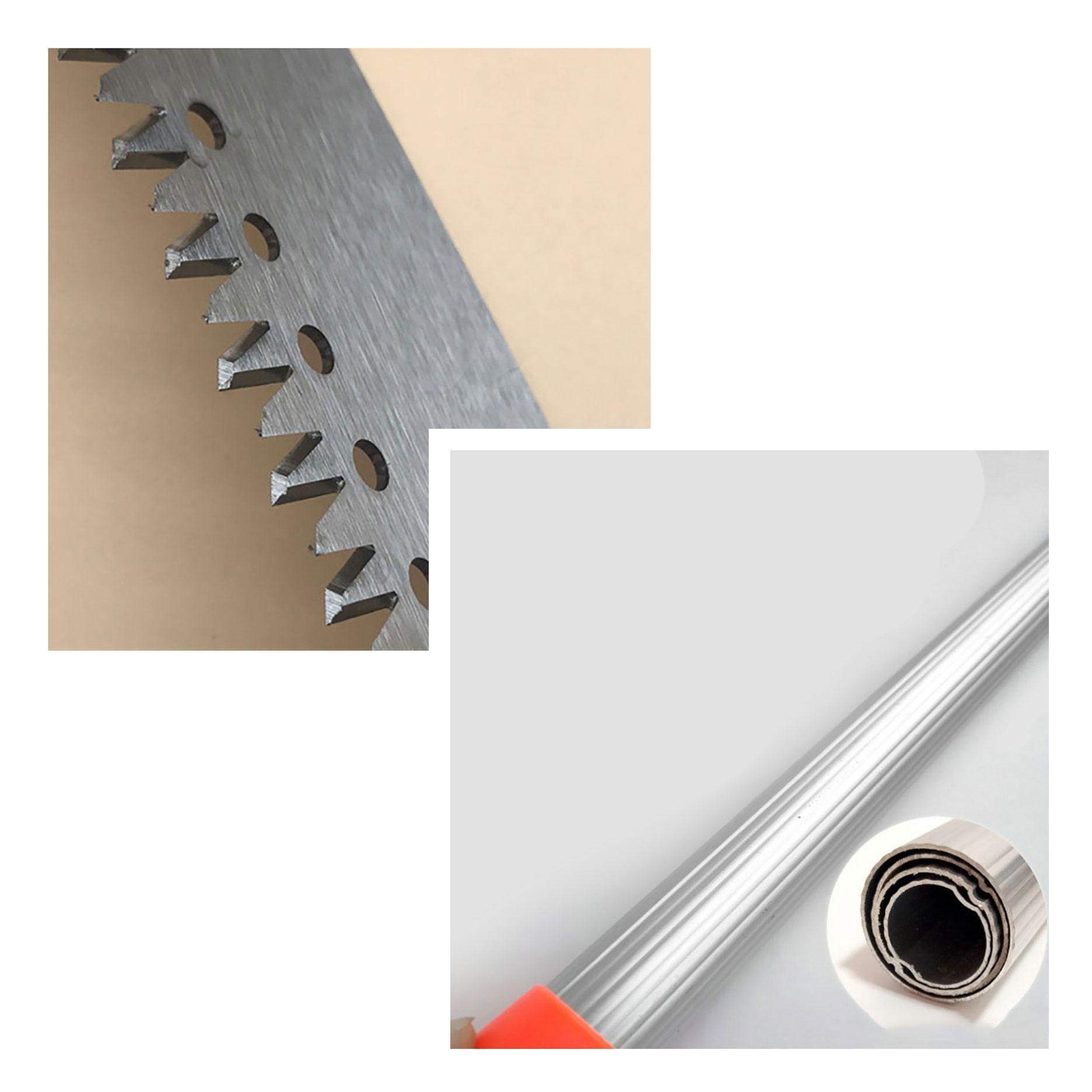 Professional Telescopic Pruning Saw with Curved Blade - Extendable Aluminum Pole Up to 18FT - Heavy Duty Pole Saw for Tree Trimming, Branch Cutting & Gardening - Perfect for Landscaping, Orchard Maintenance & DIY Projects