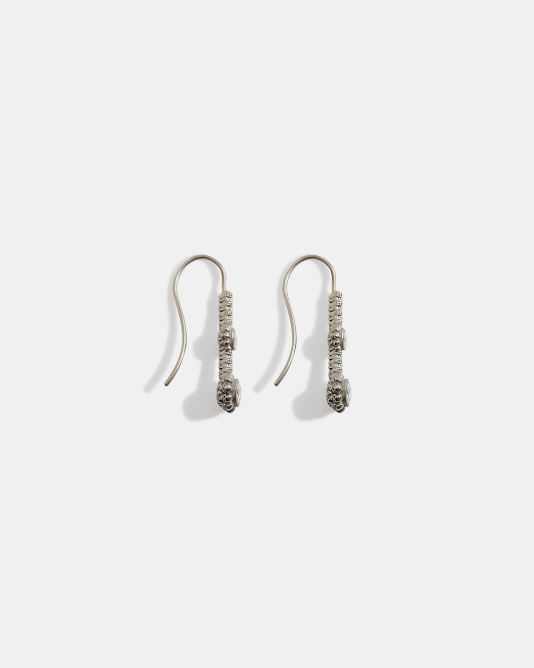 Gothic Skull Double Drop Earrings for Women - Punk Rock Statement Jewelry - Perfect for Halloween, Parties, and Alternative Fashion