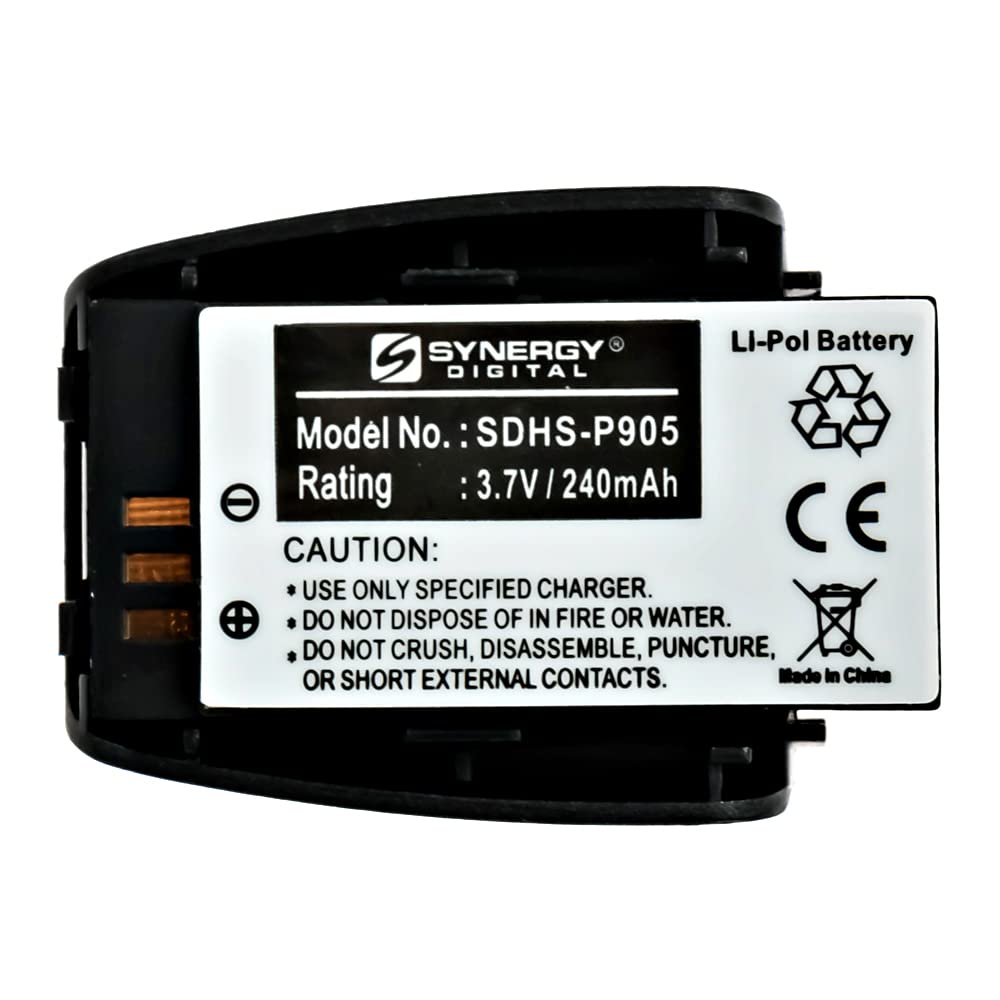 Synergy Digital Replacement Battery for AT&T TL7910 Cordless Phone - 3.7V 240mAh Li-Polymer High Capacity Battery - Perfect for Home & Office Cordless Phones