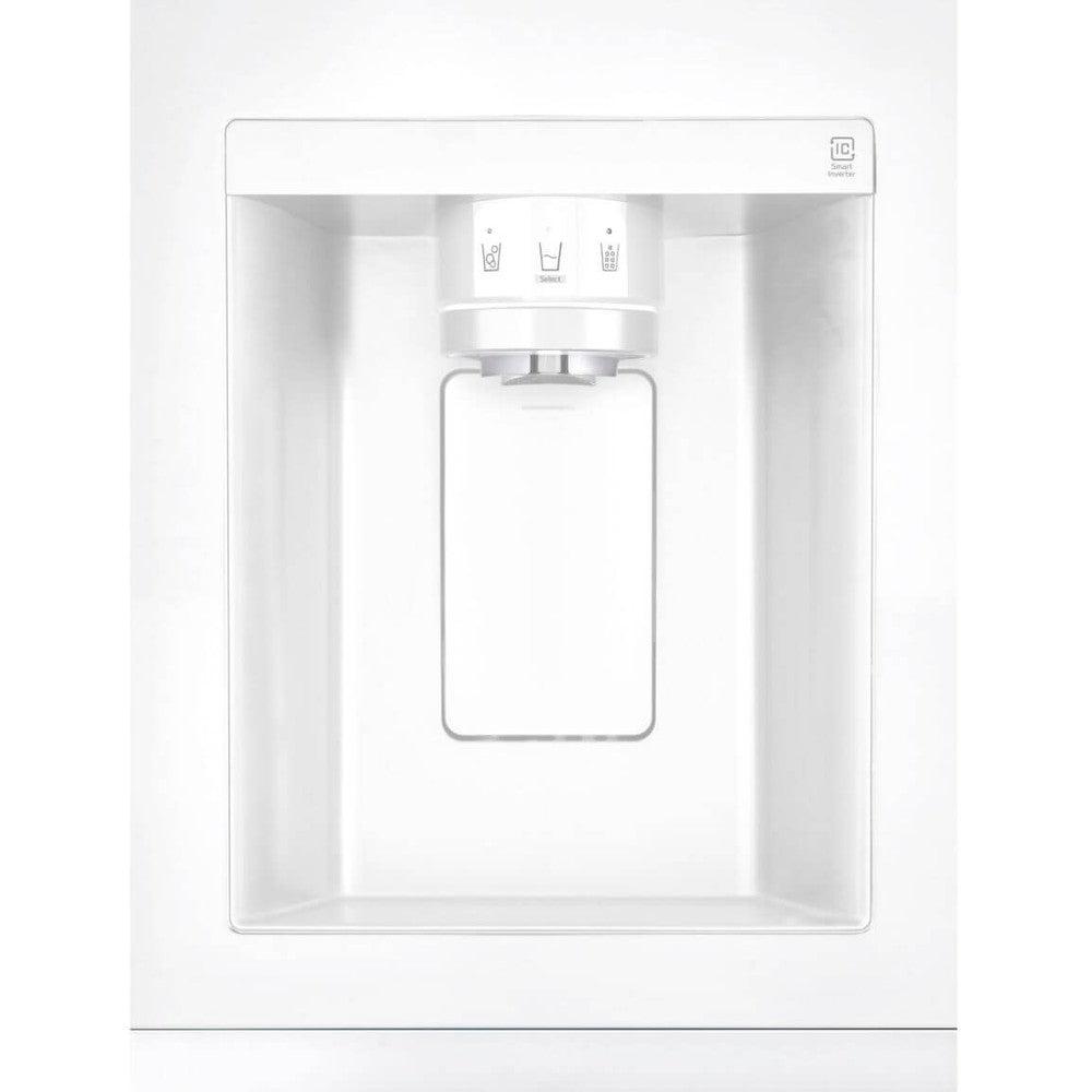 LG LRSXS2706W 27 Cu. Ft. 36-Inch Side by Side Refrigerator in Smooth White - Energy Efficient Stainless Steel Kitchen Appliance for Modern Homes & Restaurants