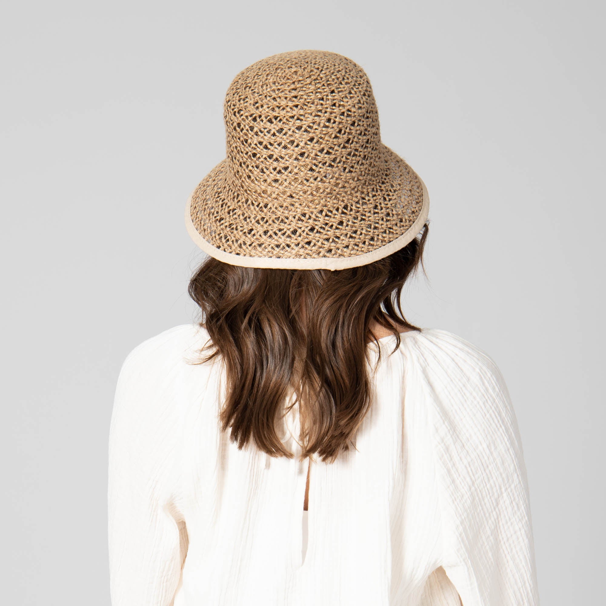 Handmade Braided Hemp Bucket Bag - Eco-Friendly Natural Fiber Tote for Beach, Shopping & Farmers Market | Durable & Stylish Carryall