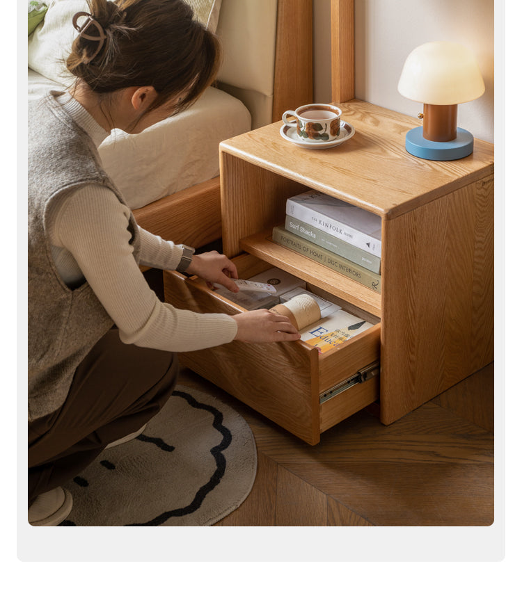 Nordic Solid Wood Clothes Rack - Oak & Birch Floor Storage Organizer for Bedroom, Closet, and Entryway