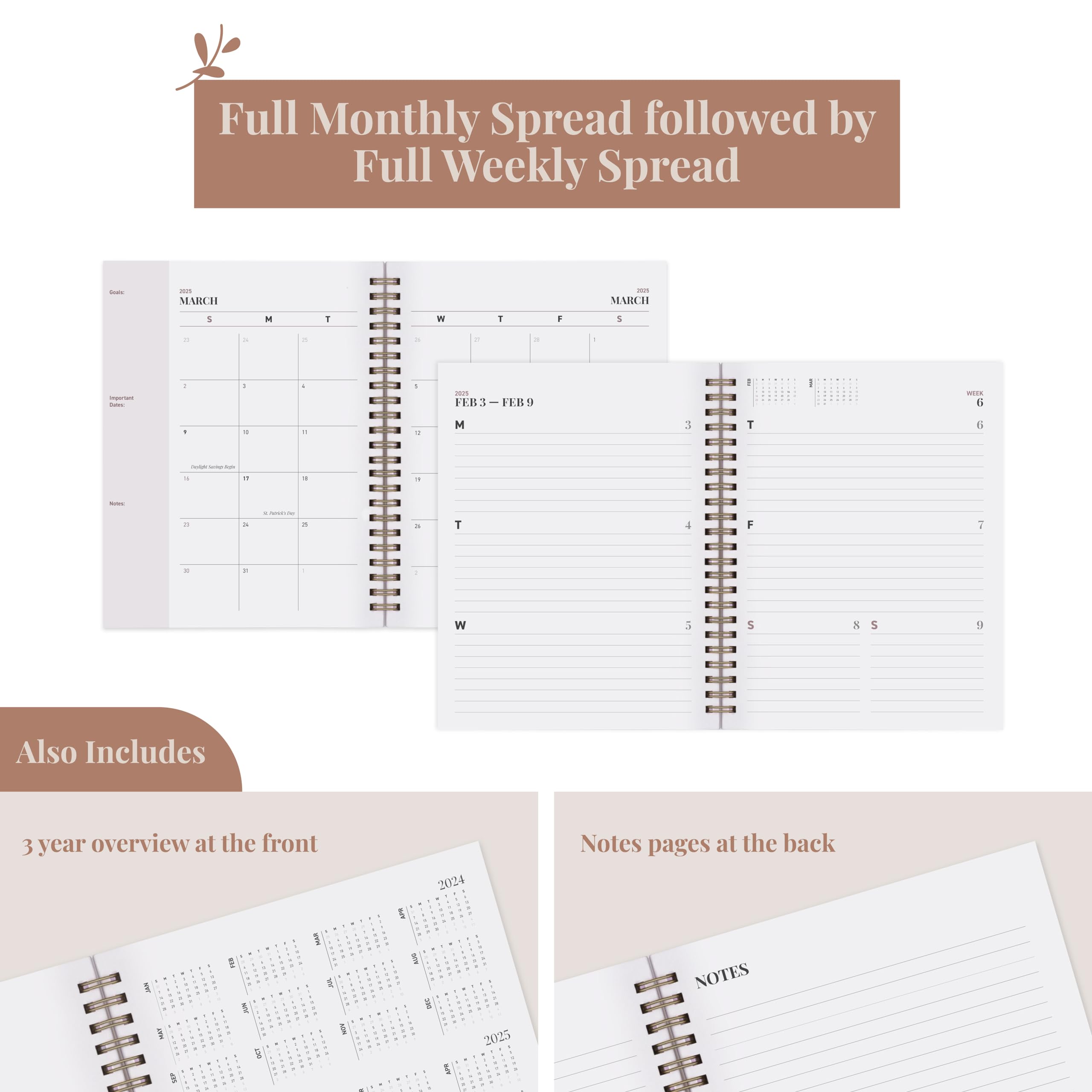 Riley's 2024-2025 Cat Themed Academic Planner - 18 Month Weekly & Monthly Organizer (July 2024-December 2025) with Flexible Cover & Notes Pages - Perfect for Students, Teachers & Cat Lovers (20x15cm) - Ideal for School, College & Work Planning