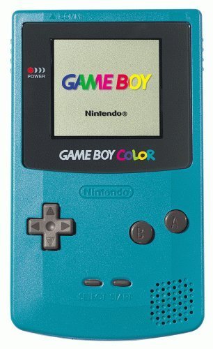 Refurbished Game Boy Color - Teal | Classic Handheld Gaming Console | Perfect for Retro Gaming & Collectors