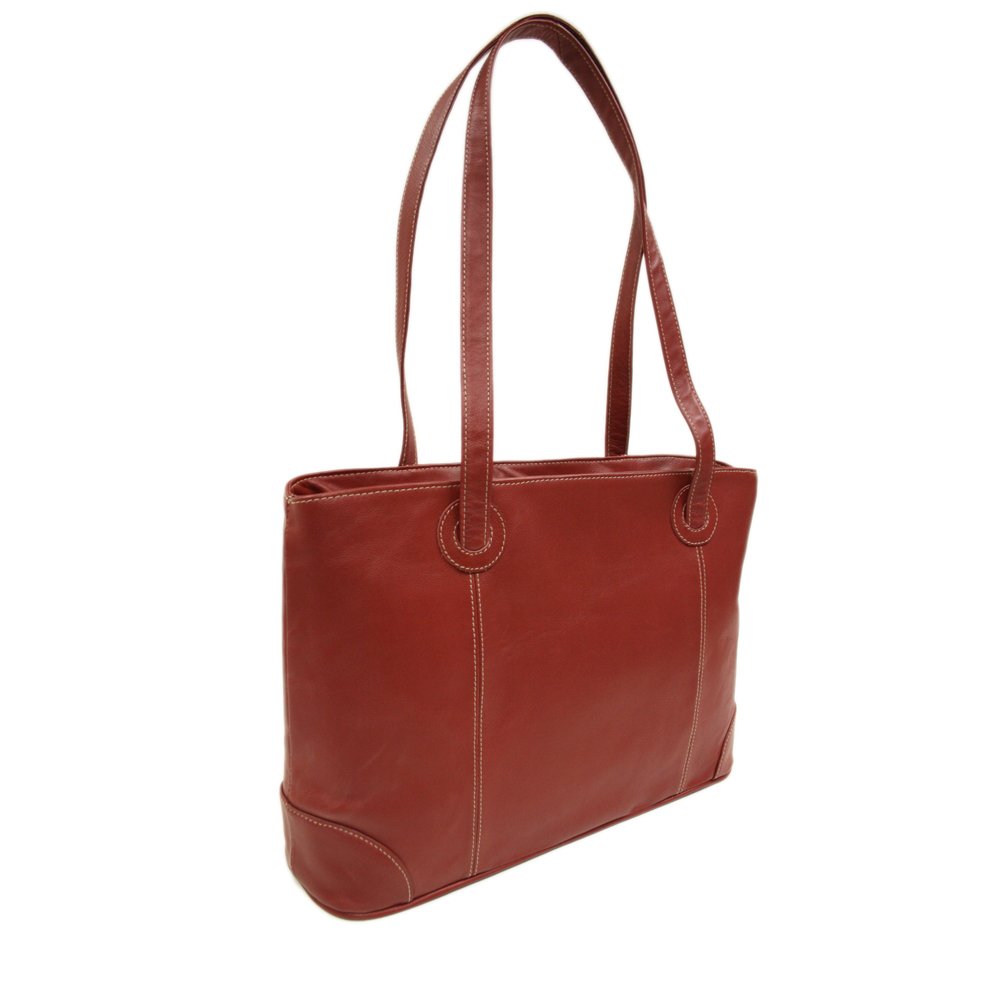 Stylish Red Laptop Tote Bag for Women - Durable Work & Travel Computer Bag - Perfect for Office, Business Meetings & Daily Commute