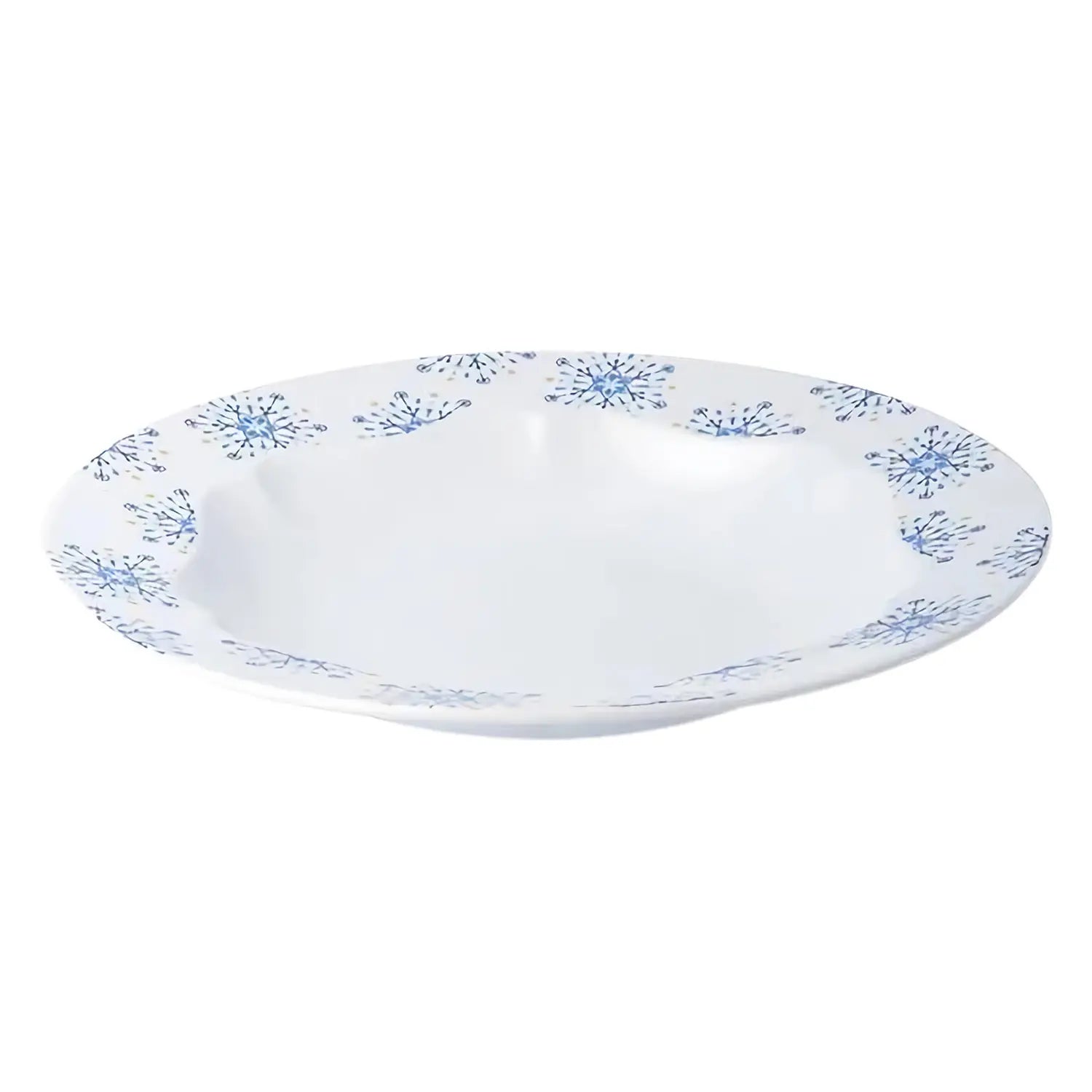 Premium Harekutani Yuki Kessho Porcelain Deep Plate - Elegant Japanese Dinnerware for Fine Dining, Restaurants & Special Occasions