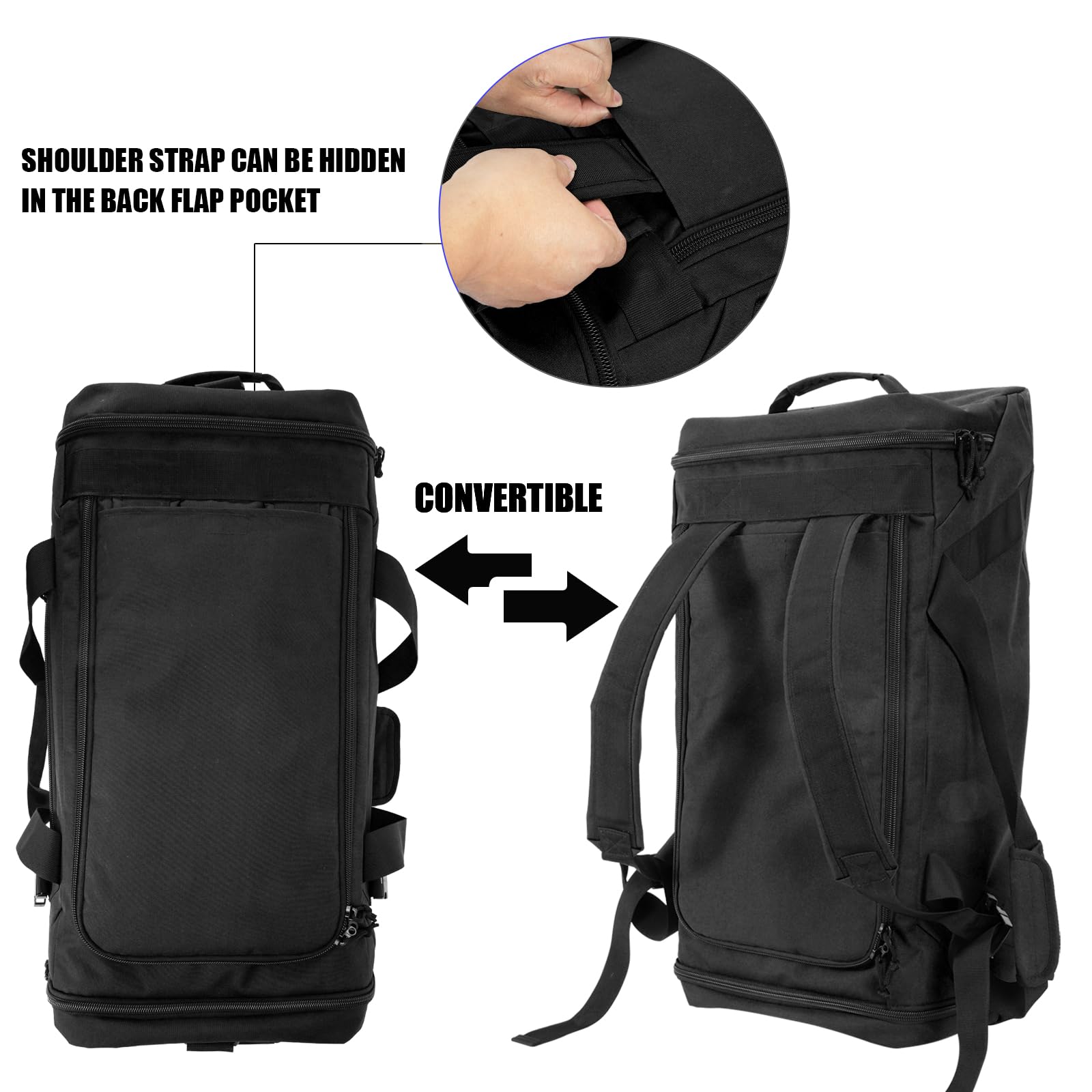 Large Duffle Bag for Men & Women - Gym, Travel & Sports Carry On