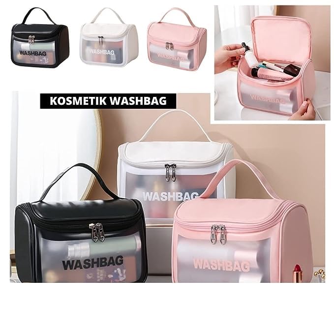 GI9IUS SALES Hanging Travel Toiletry Bag for Women - Waterproof Cosmetic Organizer with Adjustable Dividers, Makeup Brush Holder - Perfect for Vacation, Gym, Camping & Daily Use