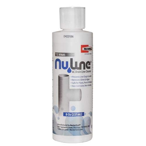 NuLine HVAC Condensate Drain Cleaner - 12 Pack (8 Ounce Each) | Prevents Clogs & Maintains AC Efficiency | Perfect for Home & Commercial HVAC Systems