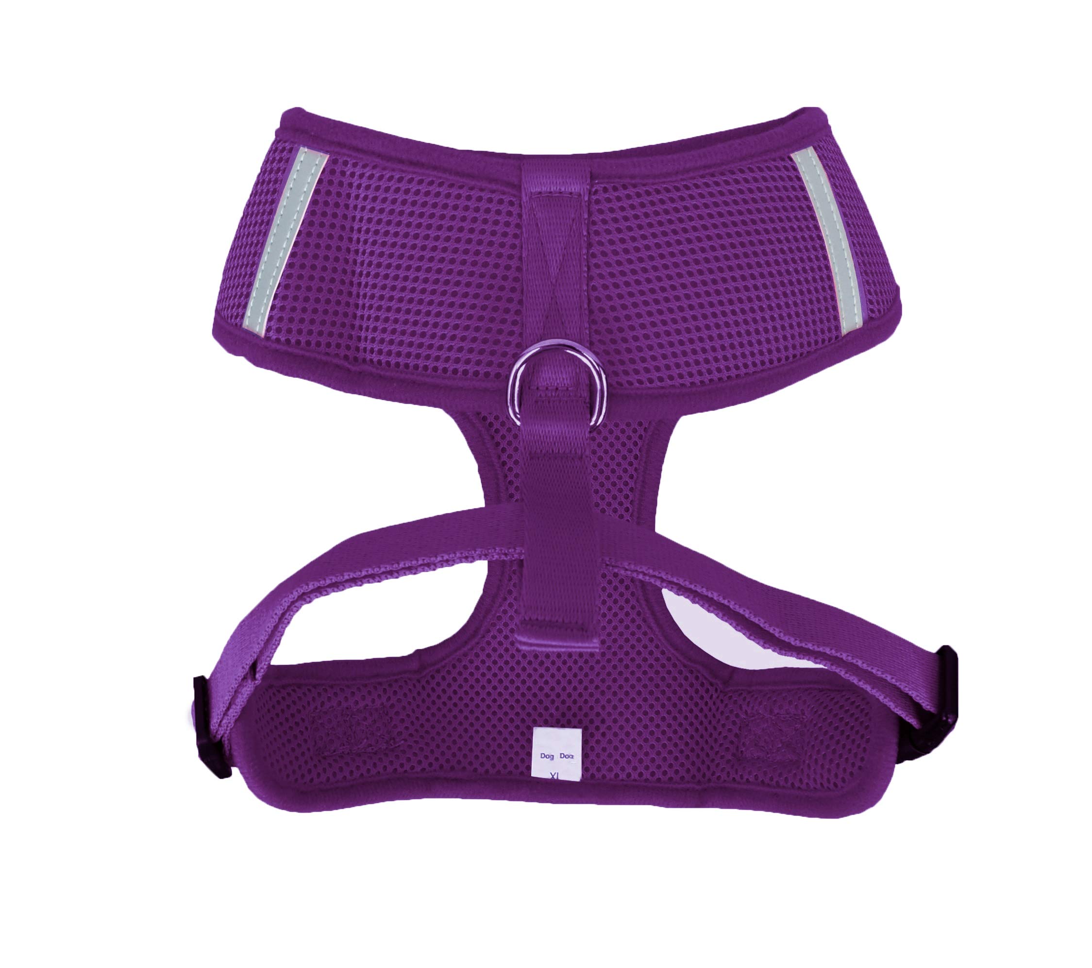 No Pull Dog Harness with Front Clip - Adjustable Reflective Pet Vest for Small Medium Large Dogs - Breathable Comfortable Walking Harness (Small, Purple) - Perfect for Outdoor Adventures & Nighttime Safety