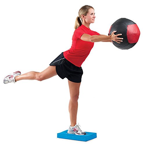 PowerMax Balance Pad - Non-Slip Exercise Mat for Stability Training, Yoga & Physical Therapy - Improve Strength & Coordination for Home Gym, Rehab & Fitness Workouts