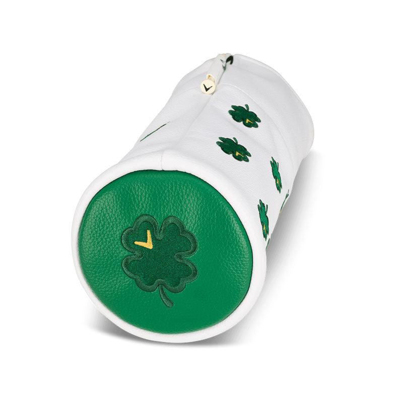 Callaway Lucky Barrel Golf Driver Headcover - Premium Leather Club Cover for Men & Women - Perfect for Golf Course & Driving Range Use