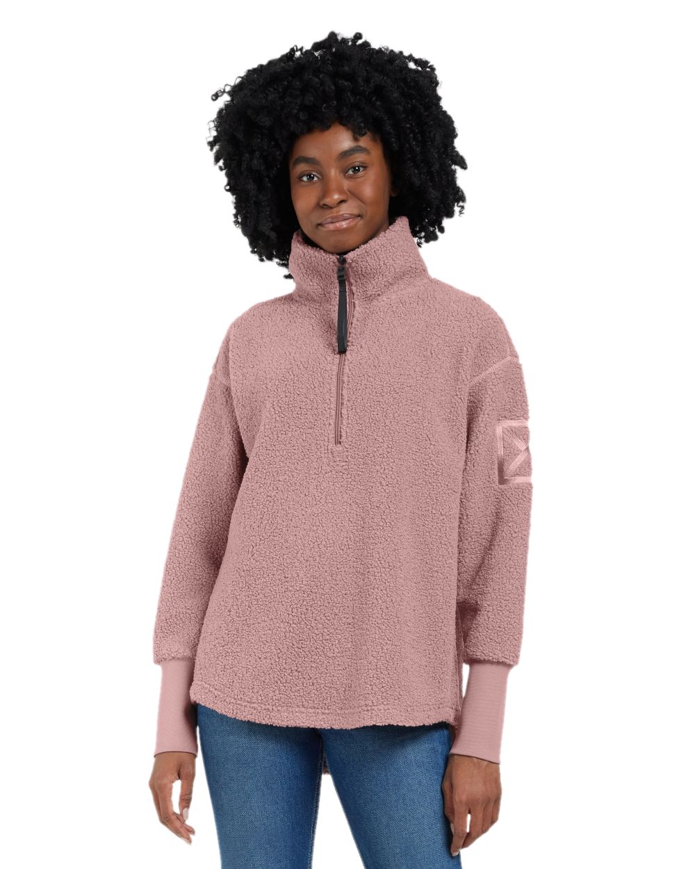 Didriksons Women's Monia Half Zip Sweater - Fleece Pullover for Outdoor Activities & Casual Wear