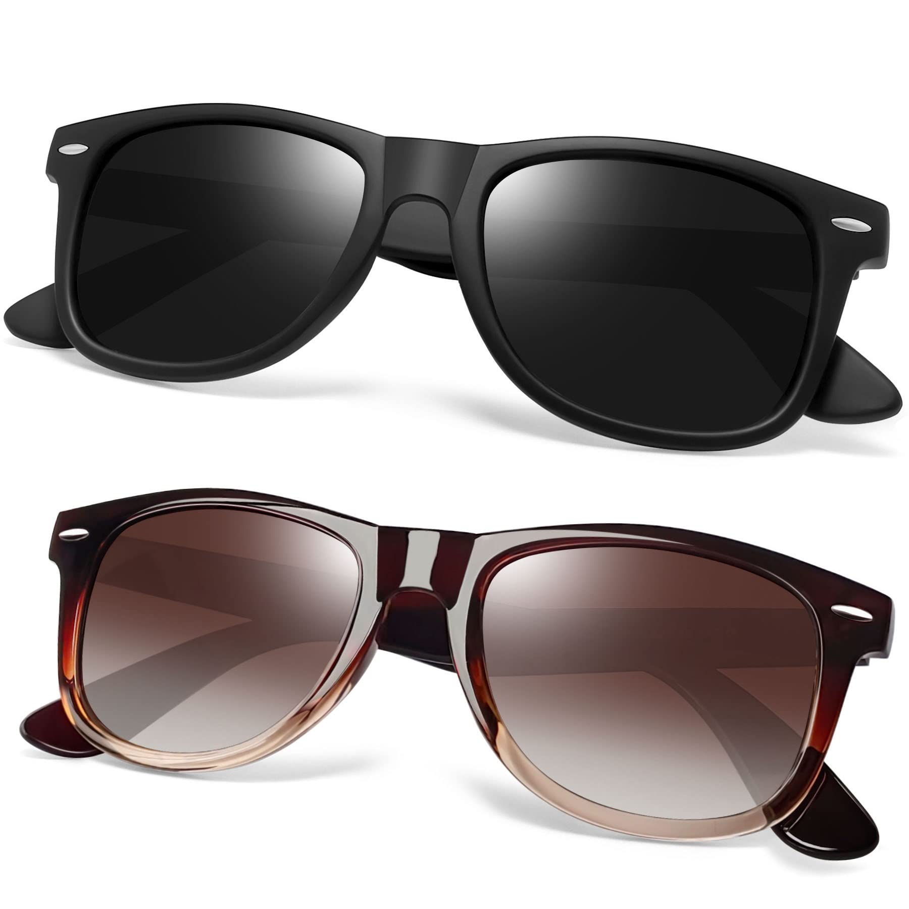 Joopin Square Polarized Sunglasses for Men & Women - 100% UV Protection, Trendy Designer Shades for Driving, Beach & Outdoor Activities