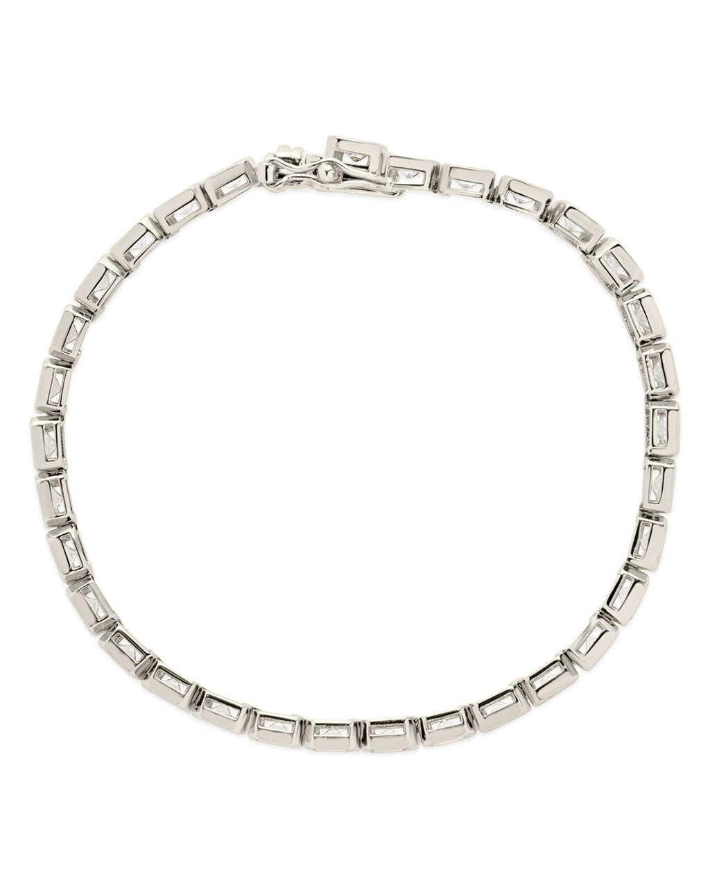 Roxie Bezel CZ Tennis Bracelet for Women - Elegant Cubic Zirconia Wedding Jewelry Gift - Perfect for Anniversaries, Parties & Special Occasions