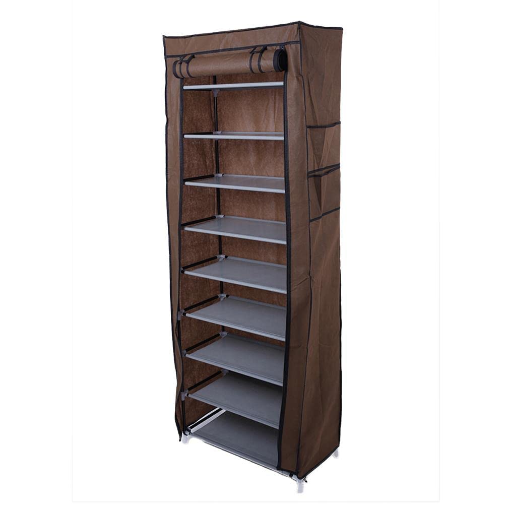Dust-Tight Shoe Cabinet Organizer - Non-Woven Fabric Shoe Rack with Minimalist Design for Boots & Footwear Storage - Perfect for Hallway, Closet & Entryway Organization (22.8 x 8 x 26 Inches)