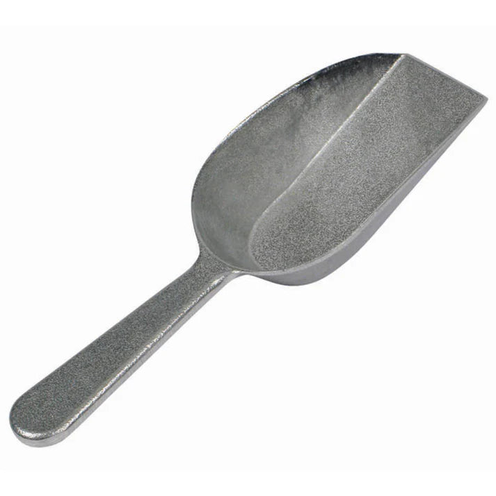Winco ASFB 4 Flat Bottom Scoop - 4 Oz Stainless Steel Measuring Scoop for Coffee, Protein Powder, Spices & Baking - Perfect for Kitchen, Restaurant & Commercial Use