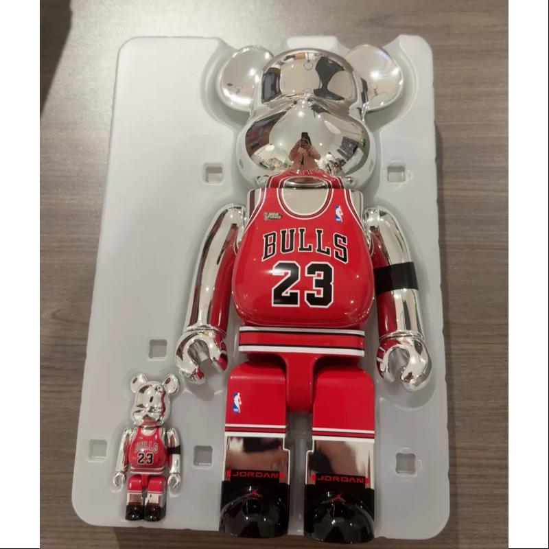 Be@rbrick Michael Jordan 1998 Last Shot 400% & 100% Limited Edition Collectible Figure - Perfect for NBA Fans, Sneakerheads, and Toy Collectors