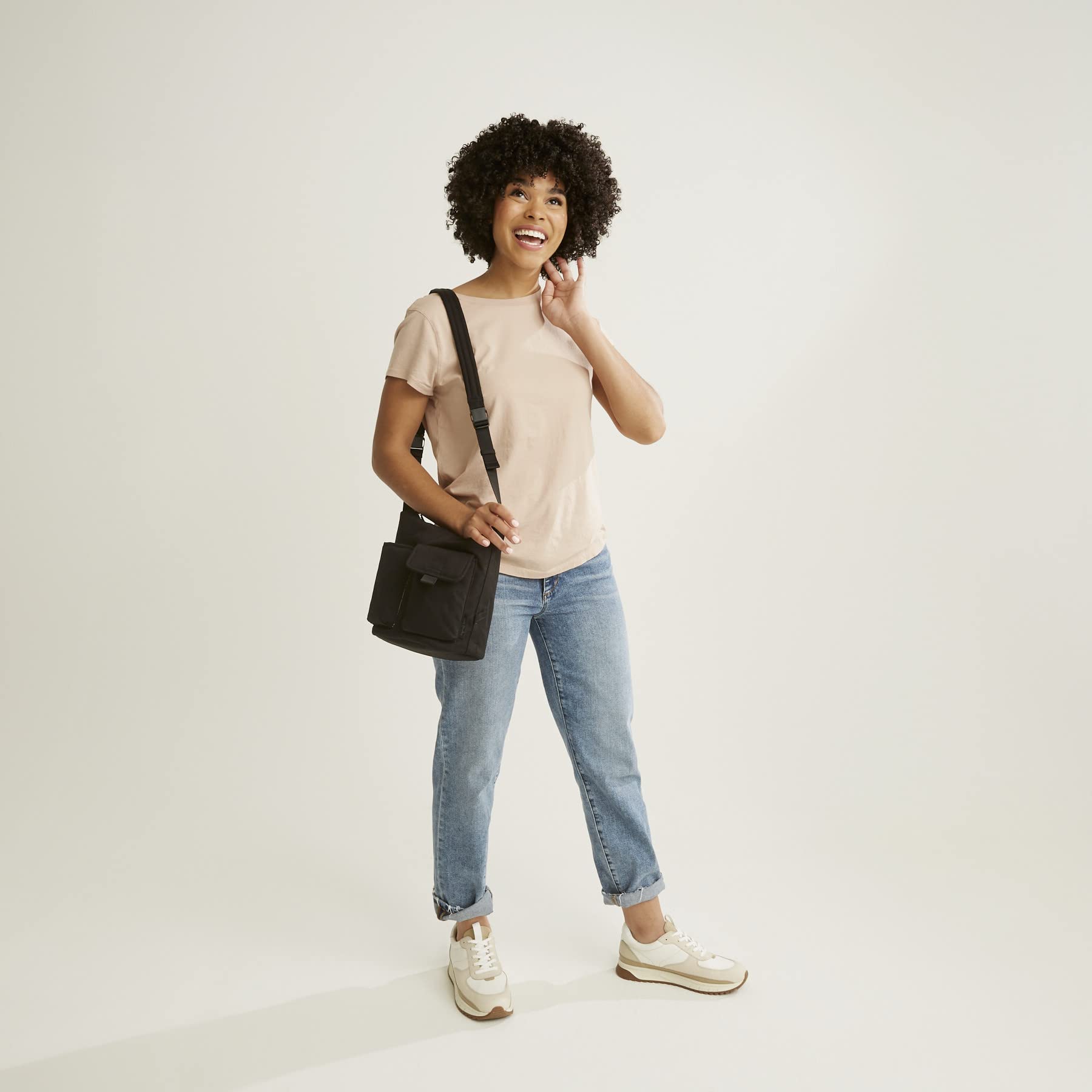 Vera Bradley Women's Cotton Utility Bucket Crossbody Purse - Stylish & Functional Shoulder Bag for Everyday Use, Travel & Shopping