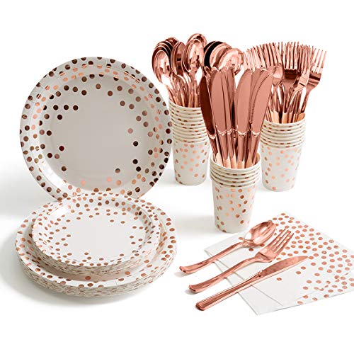 White and Rose Gold