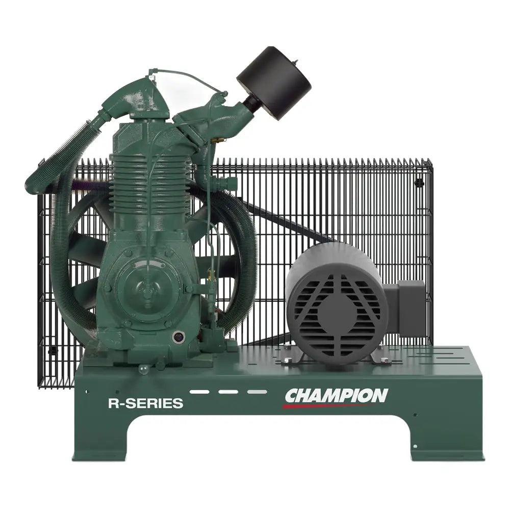 Champion BR15 R Series 15 HP Base Mount Air Compressor with R40 Pump - Heavy Duty Industrial Air Compressor for Construction, Auto Shops & Woodworking
