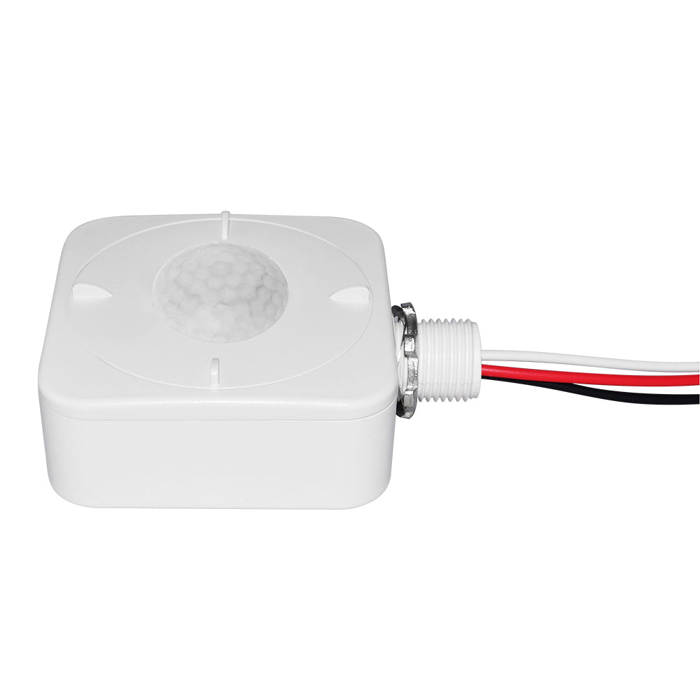 120-277VAC Outdoor PIR Motion Sensor Switch with ON/OFF Function - Ideal for Security Lighting, Garage Lights, and Home Automation Systems