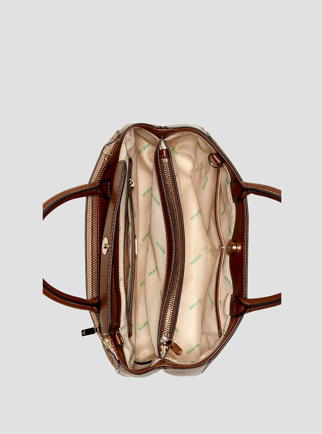 Eco-Friendly Brown Leather Mietta Satchel Bag with Logo - Stylish Crossbody Purse for Women, Perfect for Work, Travel & Everyday Use