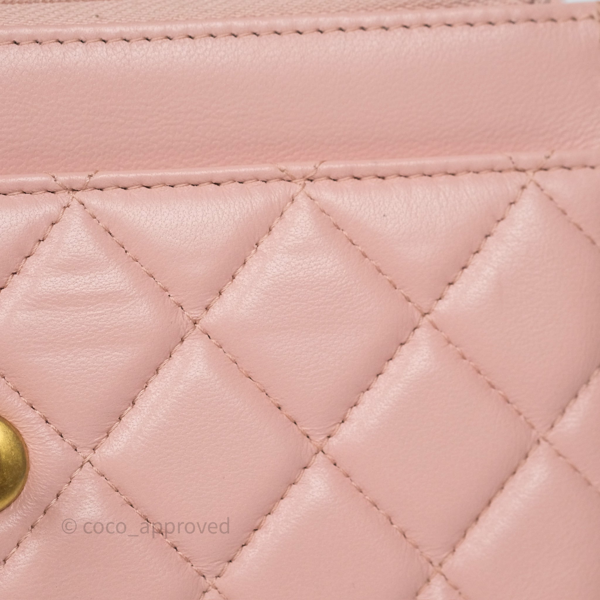 Chanel Camellia Crush Wallet on Chain WOC in Pink Lambskin with Aged Gold Hardware - Elegant Crossbody Bag for Women, Perfect for Parties, Dates & Evening Events