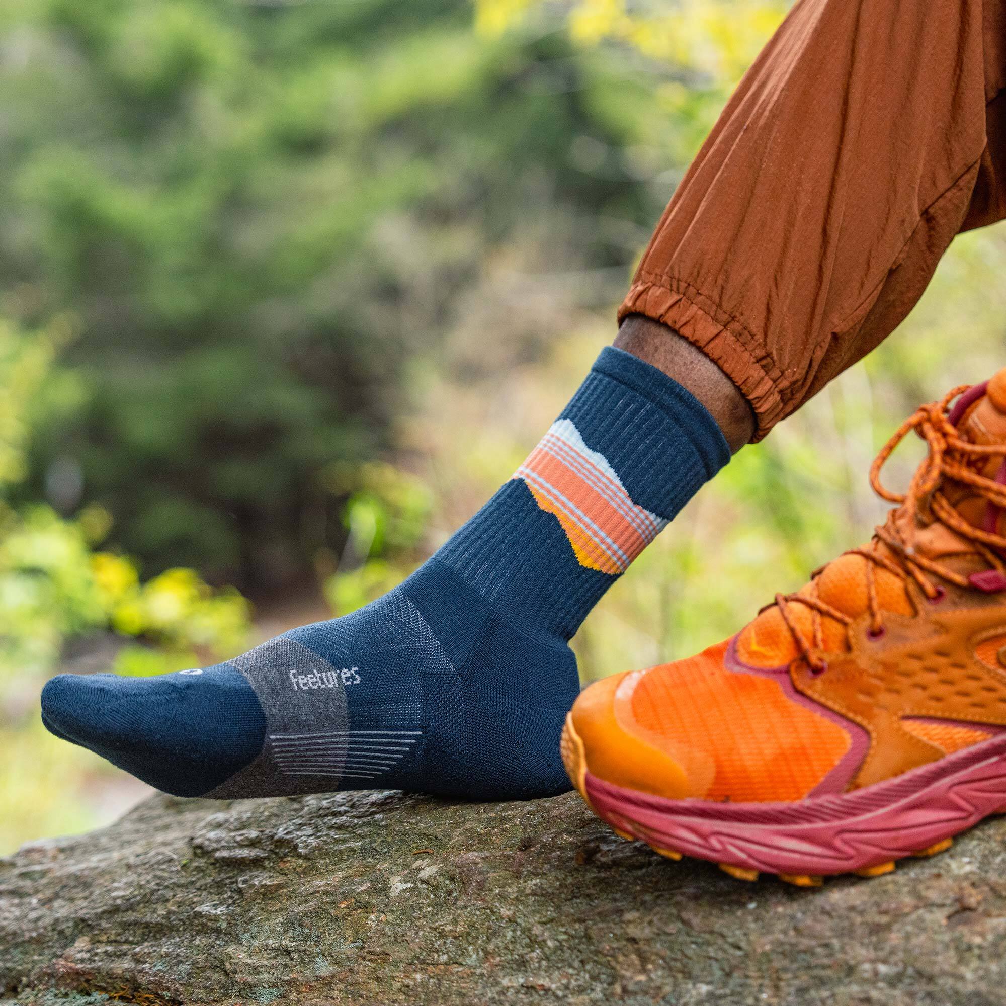 Trail Max Cushion Mini Crew Socks 3-Pack - Ultra Soft Hiking & Running Socks for Men & Women - Perfect for Outdoor Adventures, Gym Workouts & Daily Comfort