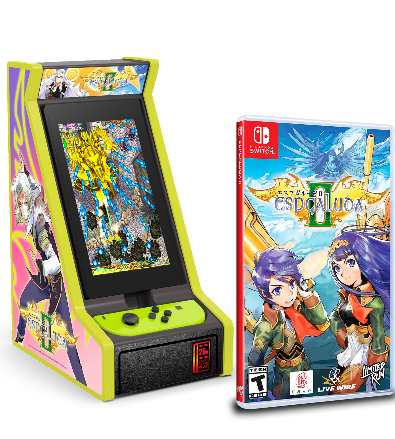 Espgaluda II - Limited Run #155 Nintendo Switch Game - Classic Shoot 'Em Up for Retro Gaming Enthusiasts | Perfect for Arcade Fans and Collectors