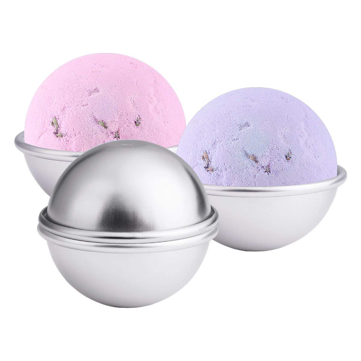 30PCS DIY Bath Bomb Mold Kit - 15 Set 3 Size Silicone Molds & Press Tools for Homemade Bath Bombs - Perfect for Spa Gifts, Party Favors, and Relaxing Bath Time